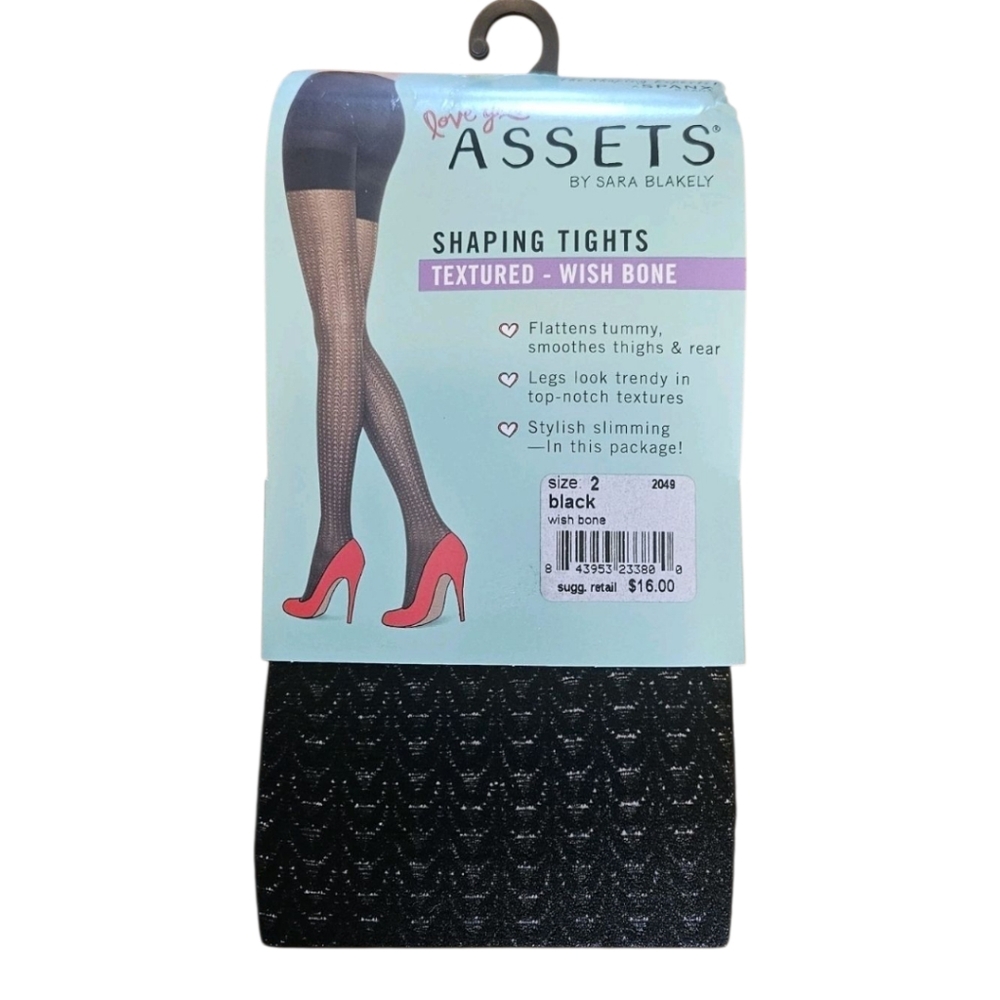 ASSETS by Sara Blakely Black Shaping Tights